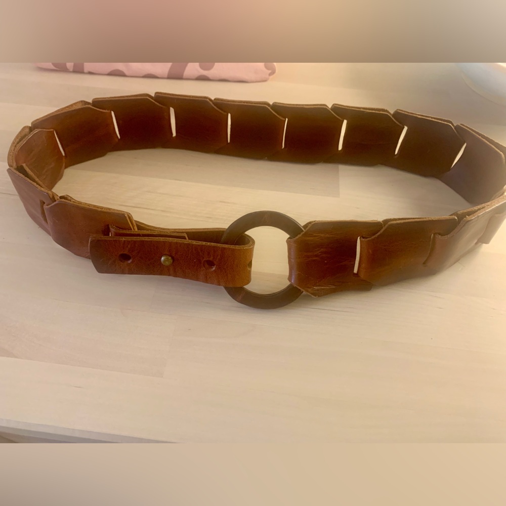 Brown Leather Belt